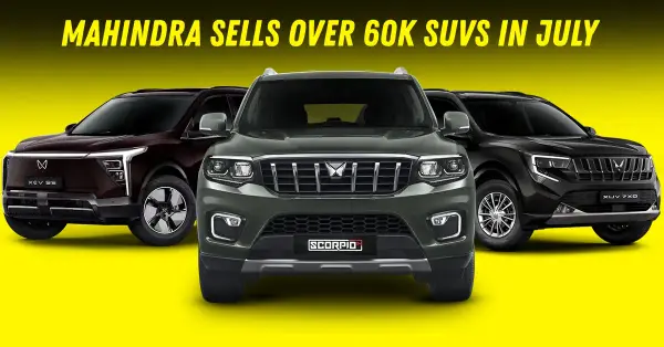 Mahindra July 2026 Sales: Scorpio Leads With 16,009 Units Mahindra July 2026 Sales: Scorpio Leads With 16,009 Units - General News | Krihaa