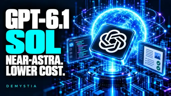 GPT-6.1 Sol: Astra స్థాయి AIని తక్కువ ధరలో తెచ్చిన OpenAI